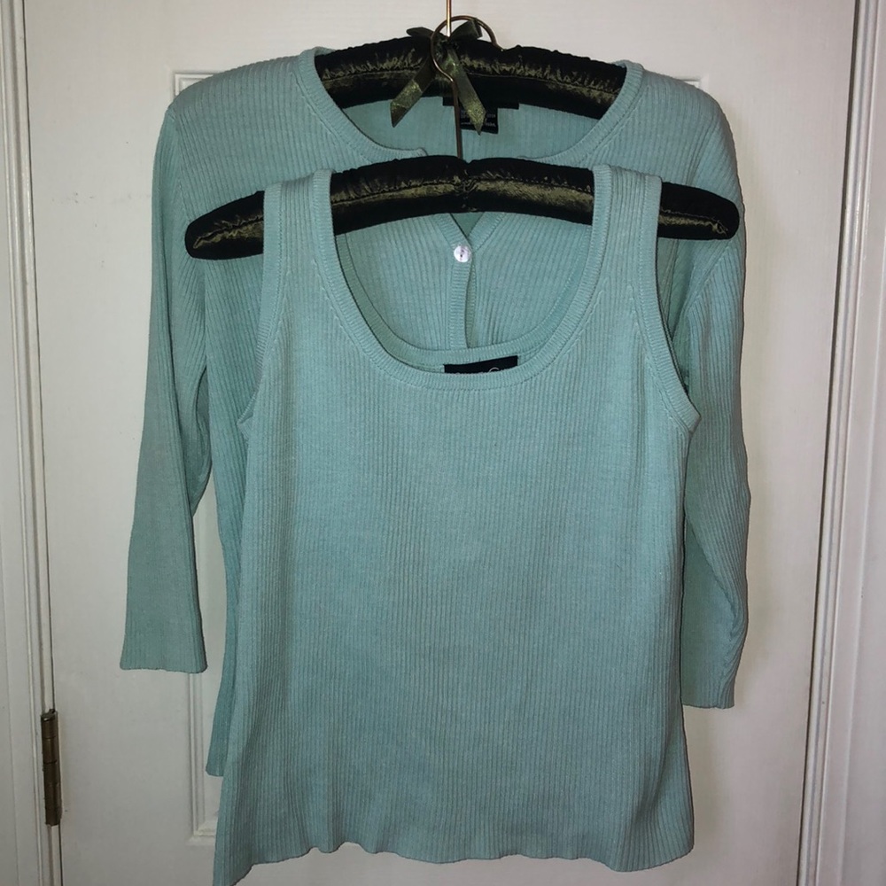 Cardigan & Matching Tank Set